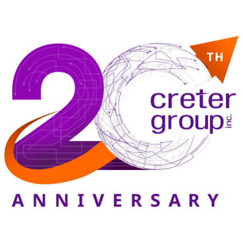 Creter Group 20th Anniversary logo