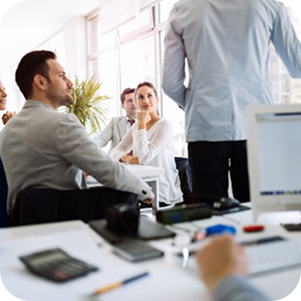 In-person training with instructor led sessions