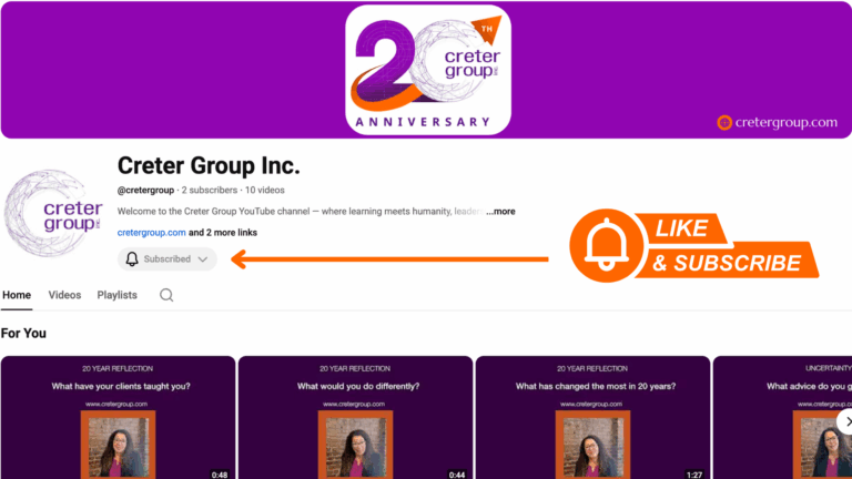 Say hello to Creter Group’s YouTube channel